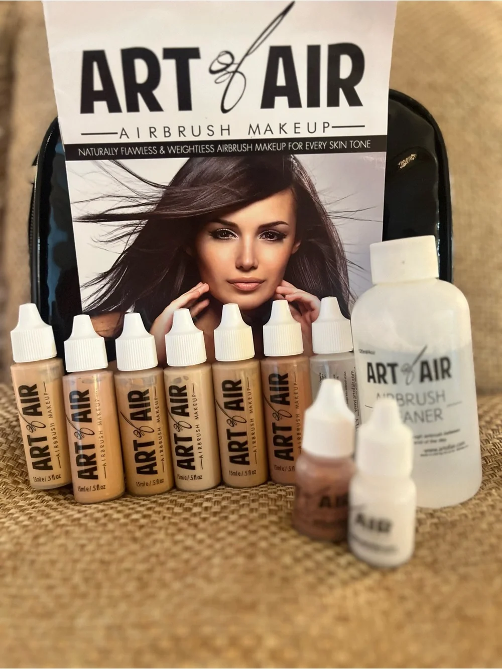 Art of Air Airbrush Liquid Foundation Starting Set — Natural Beige/Tan Shades